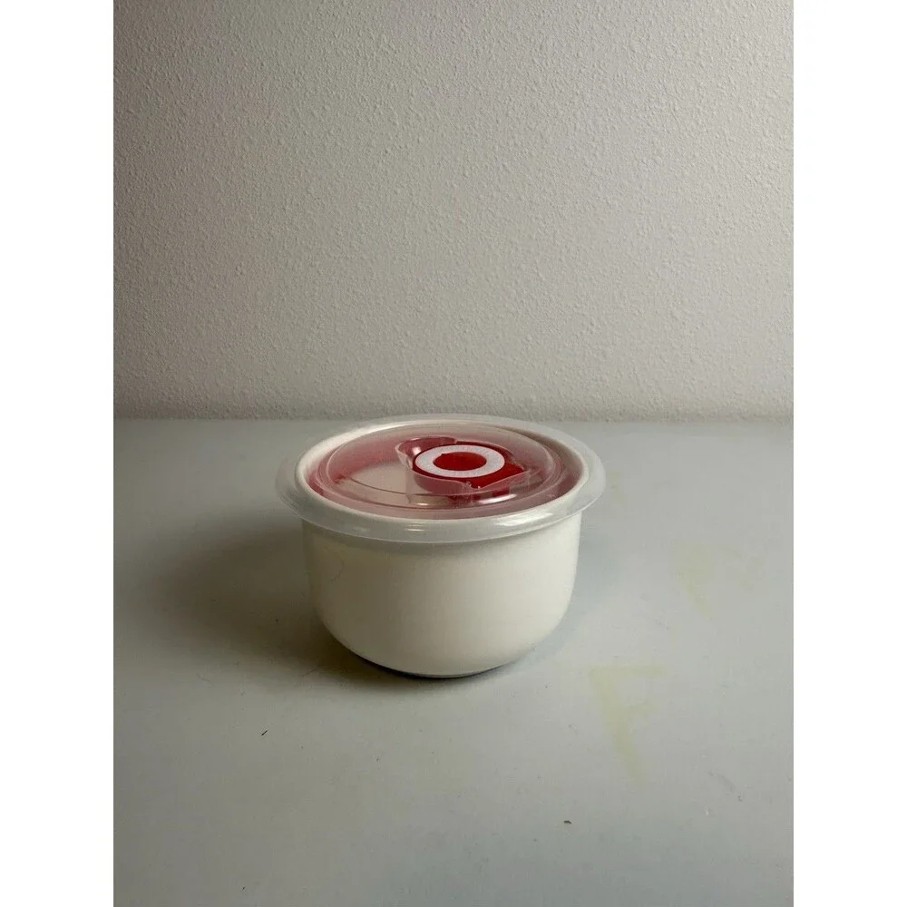 Hello Kitty Ceramic Snack Bowl with Lid Cute Sanrio Small Food Storage Bento Box